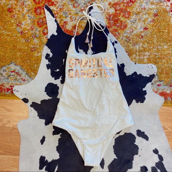 Spiritual Gangster Other - Spiritual gangster white NWT one piece swimsuit